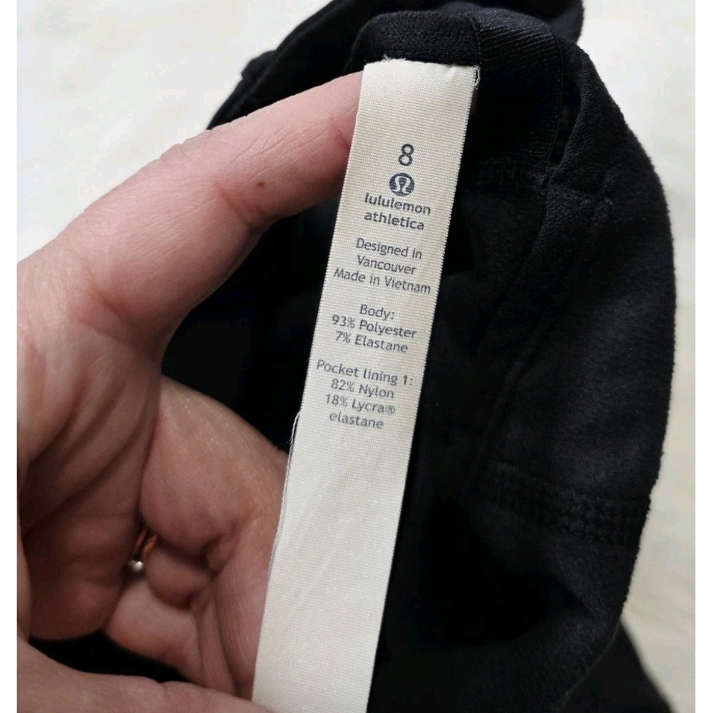 Lululemon Hill And Valley Vest Women's Size 8 Black Full Zip Running Athleisure - Picture 4 of 9